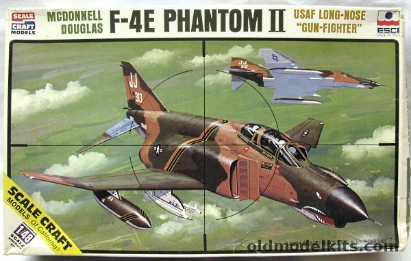 ESCI 1/72 F-4E Phantom II - USAF 388th TFW WC J.M. Breedlove / Luftwaffe JG 74 'Molders' 1976 / Israeli Air Force 101 Sq 1973, SC-4041 plastic model kit